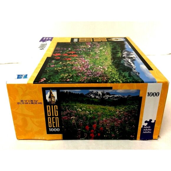 Big Ben Mount Rainer" Washington 1000 Piece Jigsaw Puzzle 2010 20" 1/2 X 20" - Picture 4 of 5